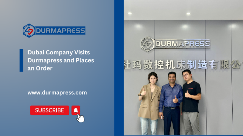 Una empresa de Dubai visita Durmapress y hace un pedido