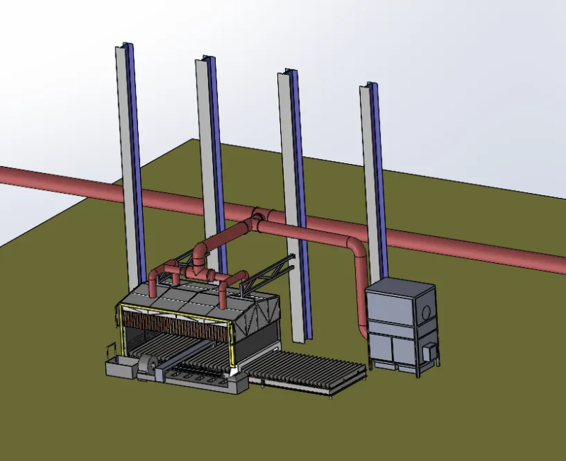 Dust removal diagram