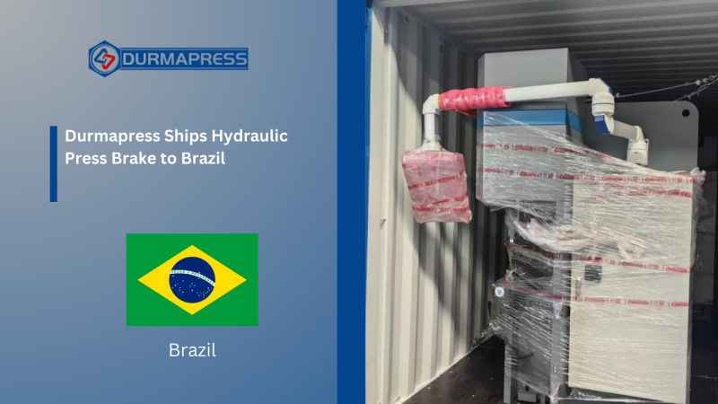 Durmapress envía una plegadora hidráulica a Brasil