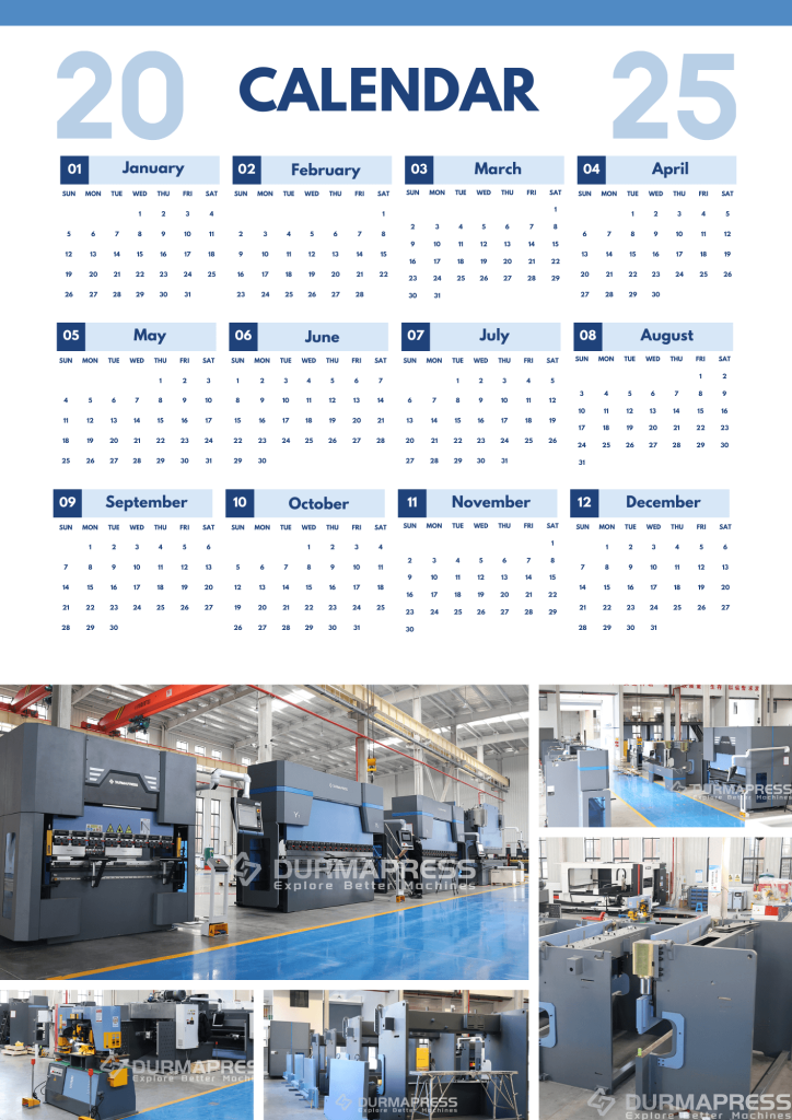 DURMAPRESS calendar