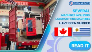 Laserair compressorhydraulic bending machine two bending machine mold to Canada and Uruguay(14)